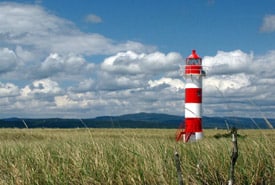 Lighthouse At Sandy Point Aiden Mahoney Thumb