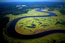Musquash River Aerial Ron Garnett Airscapes Thumb